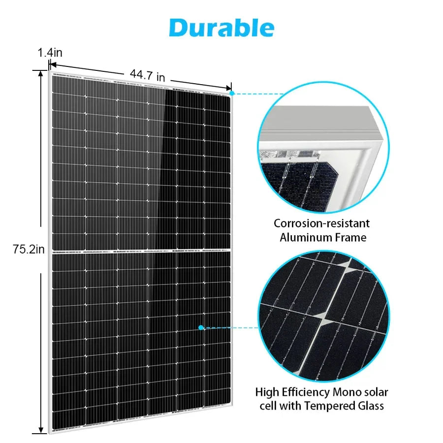 SunGoldPower 450W Monocrystalline PERC Solar Panels