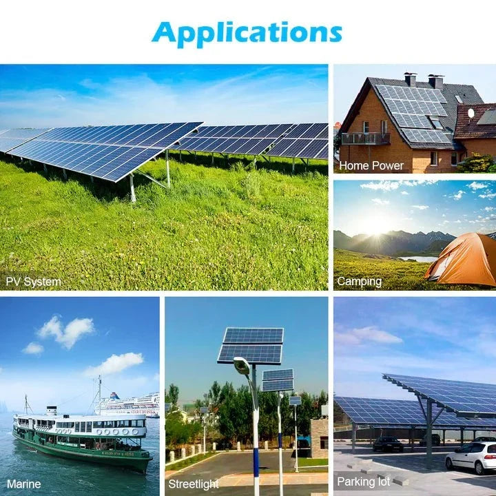 SunGoldPower 370W Monocrystalline Black PERC Solar Panel