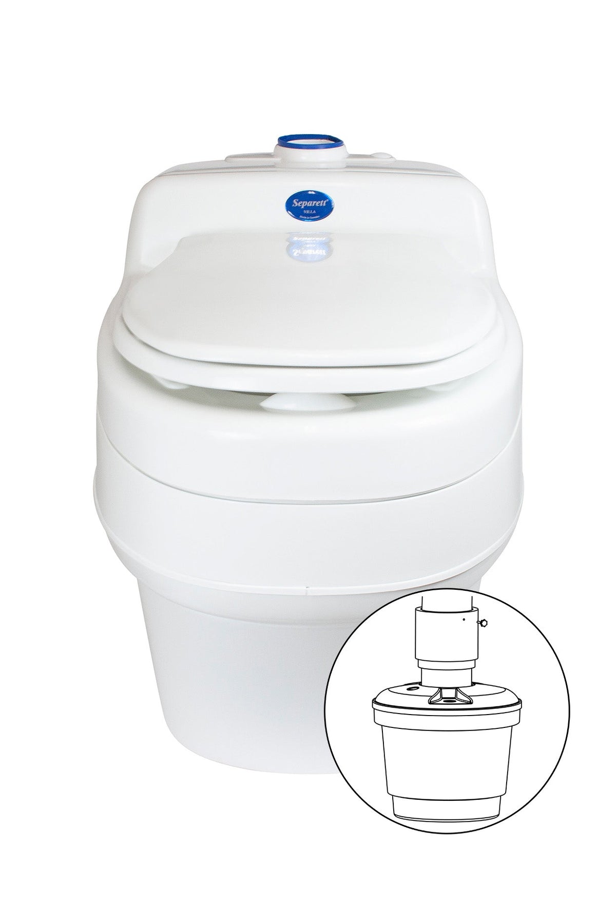 Separett Villa Extend Composting Toilet