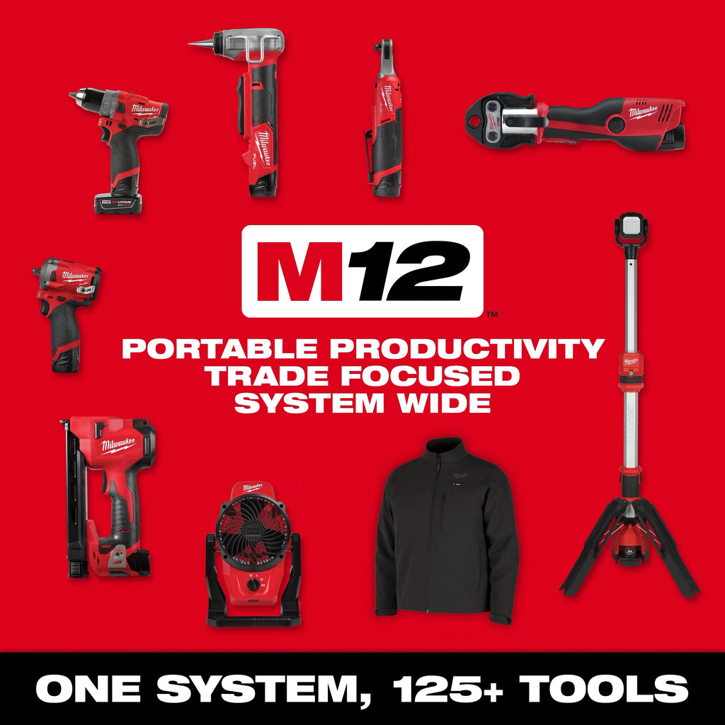 Milwaukee 3487-20 M12 FUEL™ 1/4" Extended Die Grinder