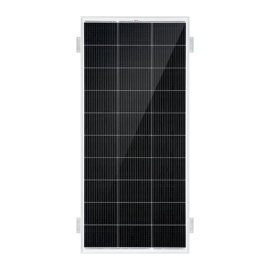 Rich Solar MEGA 200 12V 200W Solar Panel With 2" Brackets