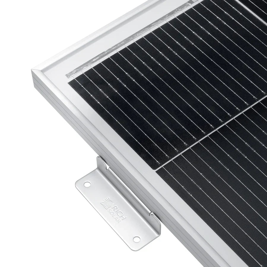 Rich Solar MEGA 200 12V 200W Solar Panel With 2" Brackets