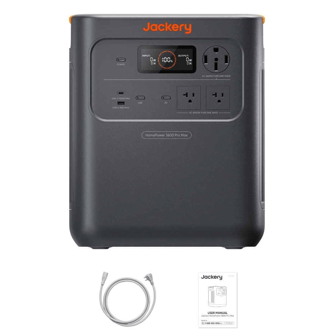 Jackery HomePower 3600 Pro Max Portable Power Station