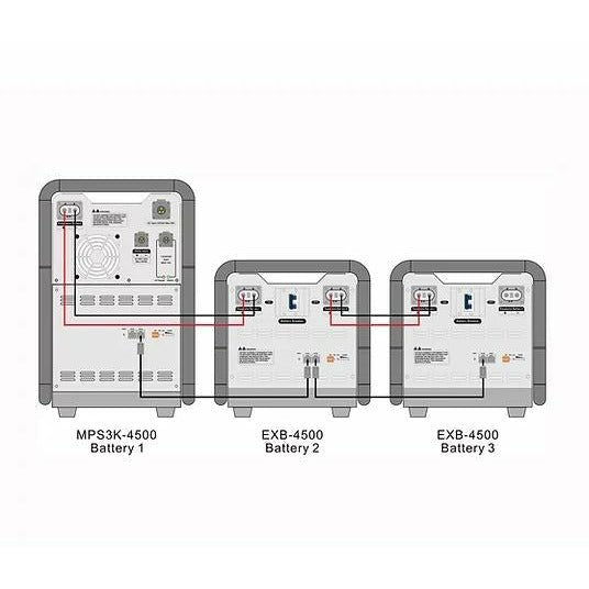 Hysolis 4500Wh Expansion Battery Pack for MPS3K Power Station EXB-4500