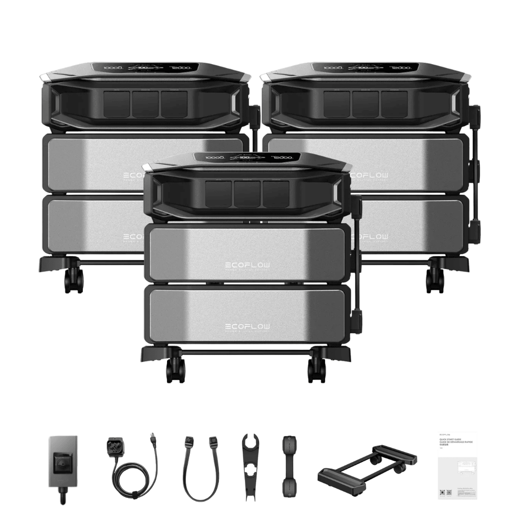 3 x EcoFlow DELTA Pro Ultra X Inverter + Batteries
