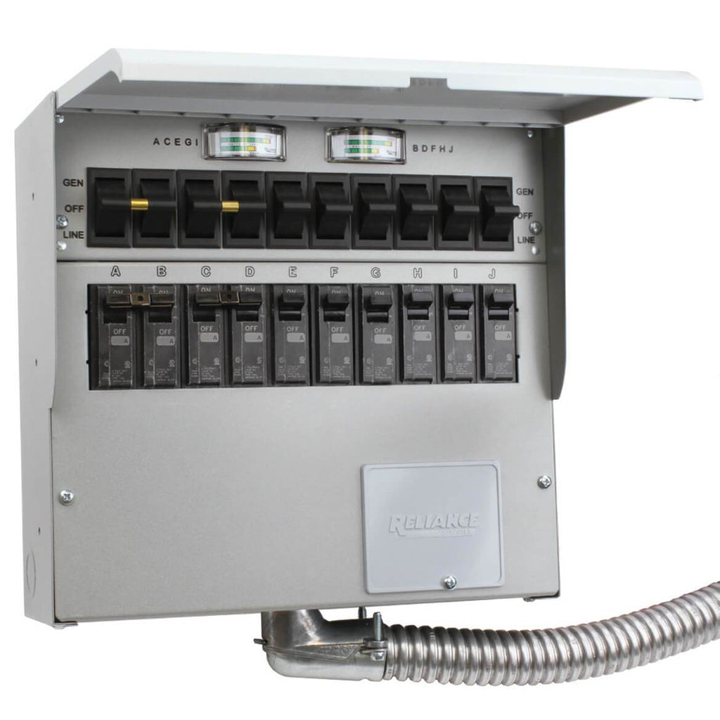 Reliance 310CRK 120/240-Volt 30-Amp 10-Circuit Pro/Tran 2 Transfer Switches