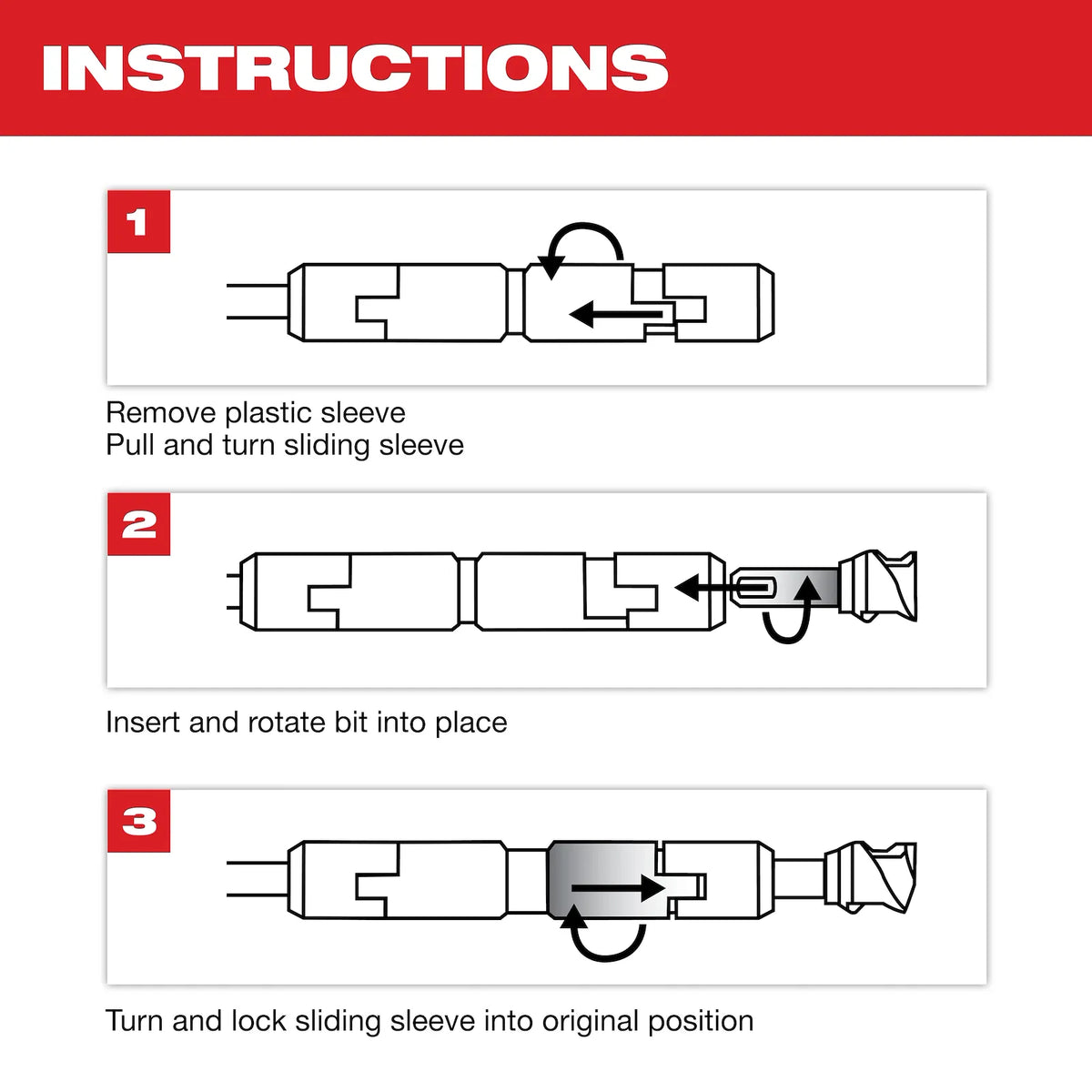 Milwaukee 48-20-6950 Max-Lok™ Connection Adapter