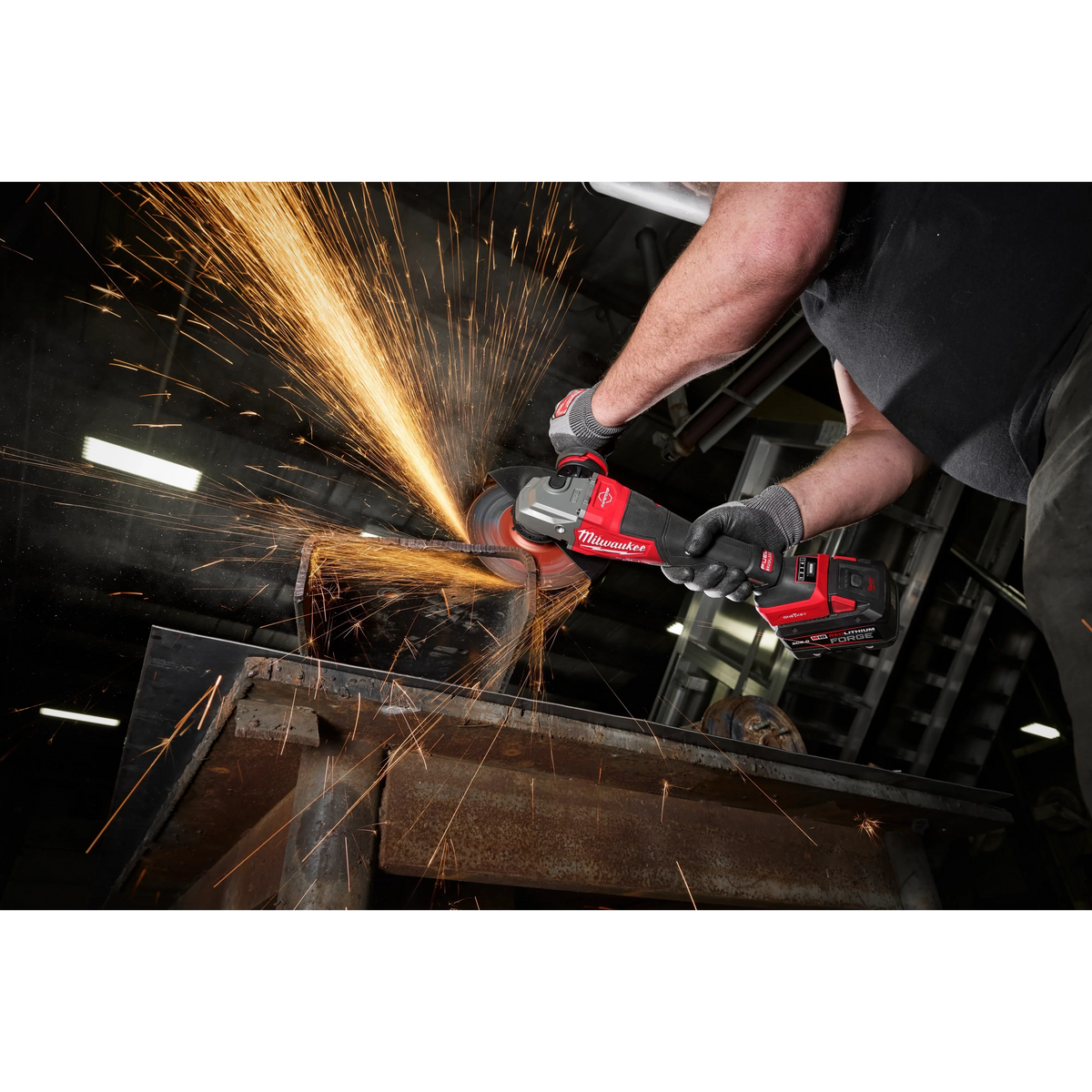 Milwaukee 3674-20 M18 FUEL™ 4-1/2"–7" Variable Speed Braking Grinder, Paddle Switch w/ ONE-KEY™