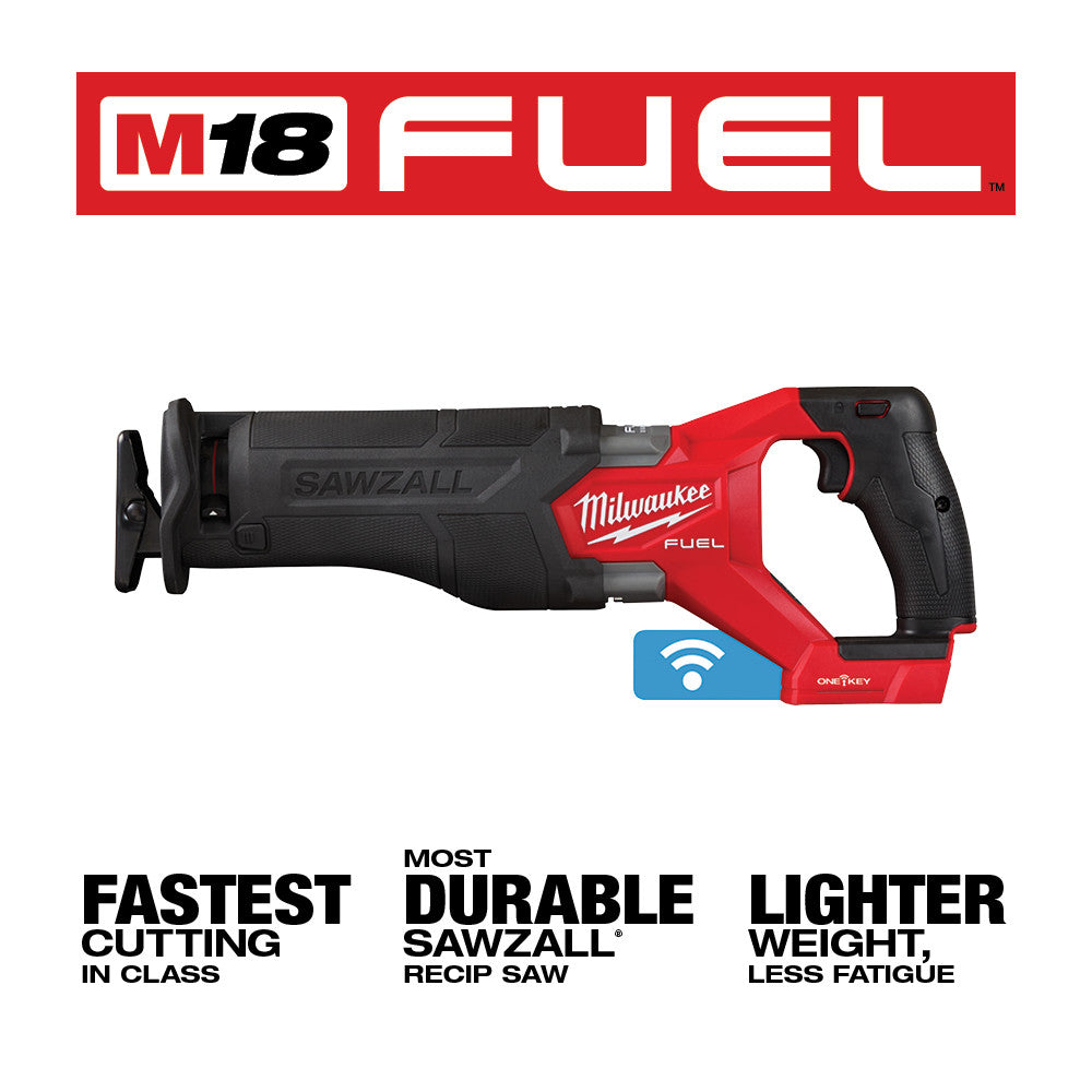 Milwaukee 2822-20 M18 FUEL™ SAWZALL® Recip Saw w/ ONE-KEY™