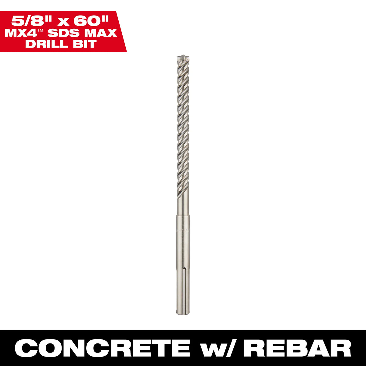 Milwaukee 48-20-3923 SDS-MAX 4CT MX4™ 5/8" X 54" X 60"
