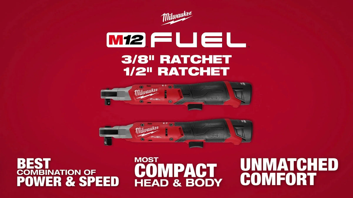 Milwaukee 3053-21 M12 FUEL™ 3/8" Ratchet Kit