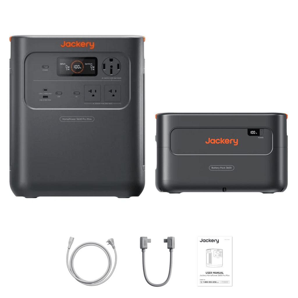 Jackery HomePower 3600 Pro Max + Extra Batteries
