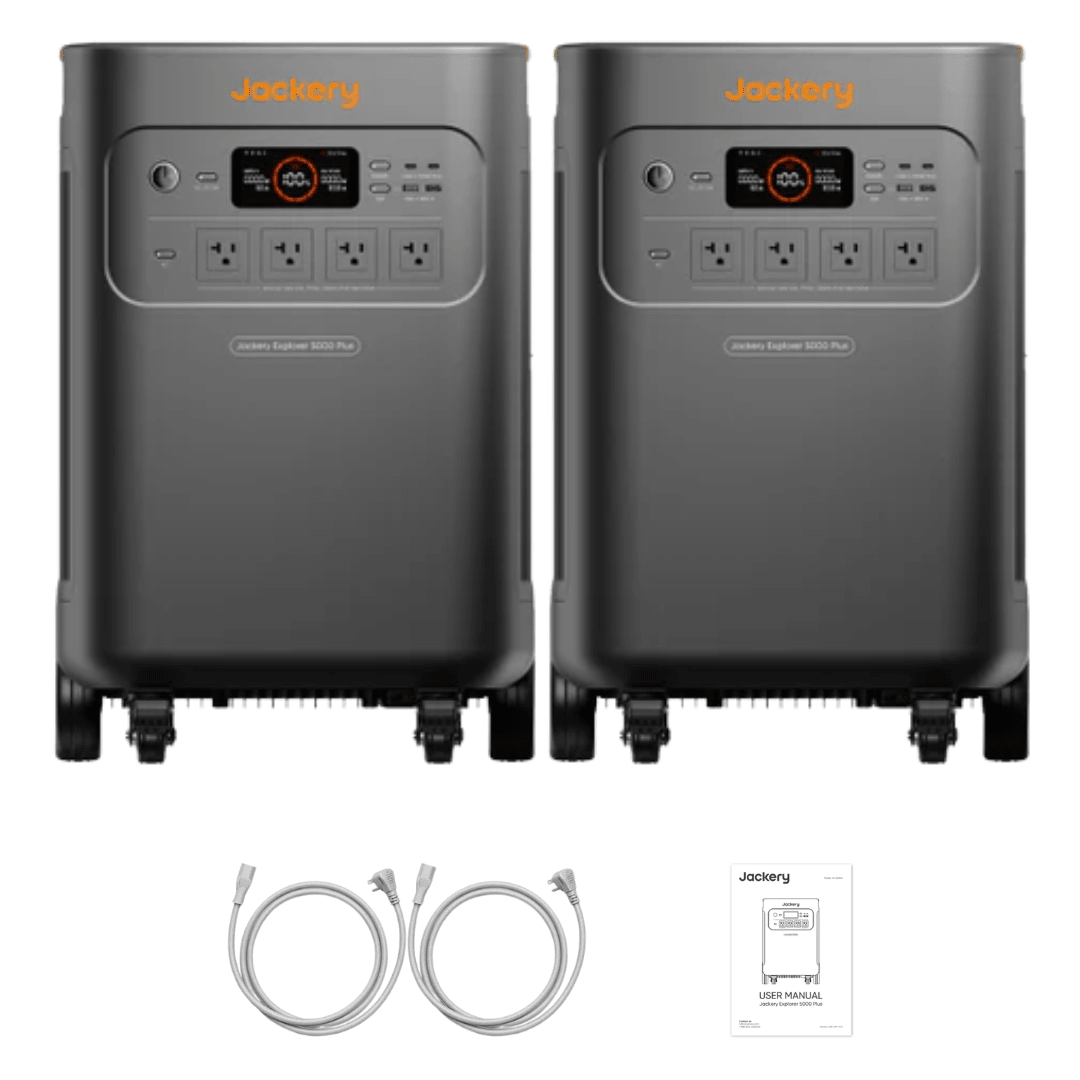 Jackery Explorer 5000 Plus Double Kit + Battery Pack 5000 Plus