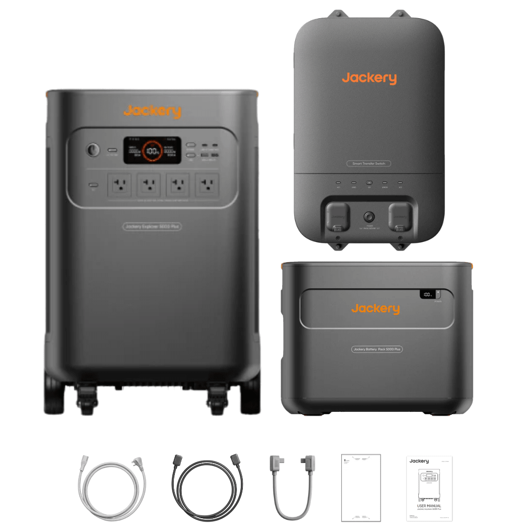 Jackery Explorer 5000 Plus (10kWh) + Smart Transfer Switch