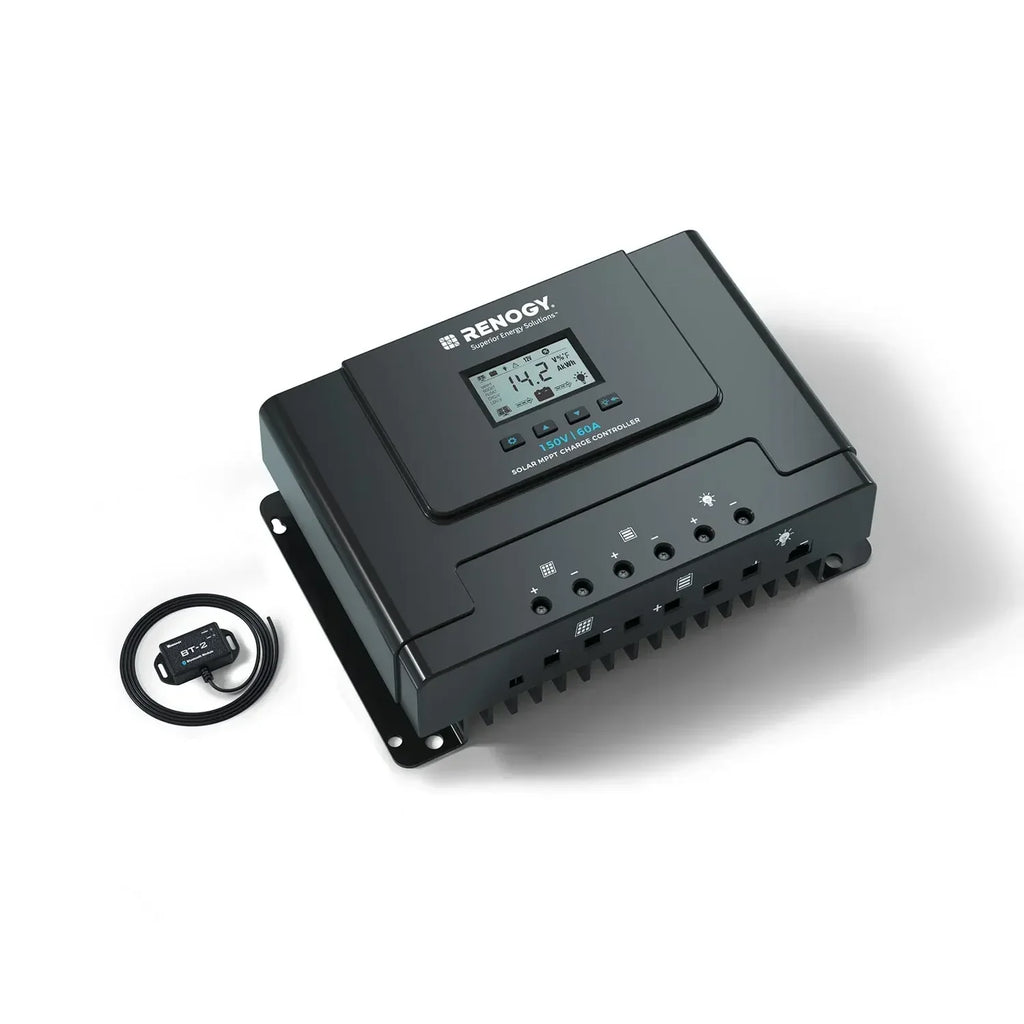 Renogy Rover Lite 12V/ 24V/ 36V/ 48V 60A MPPT Solar Charge Controller with Bluetooth Module