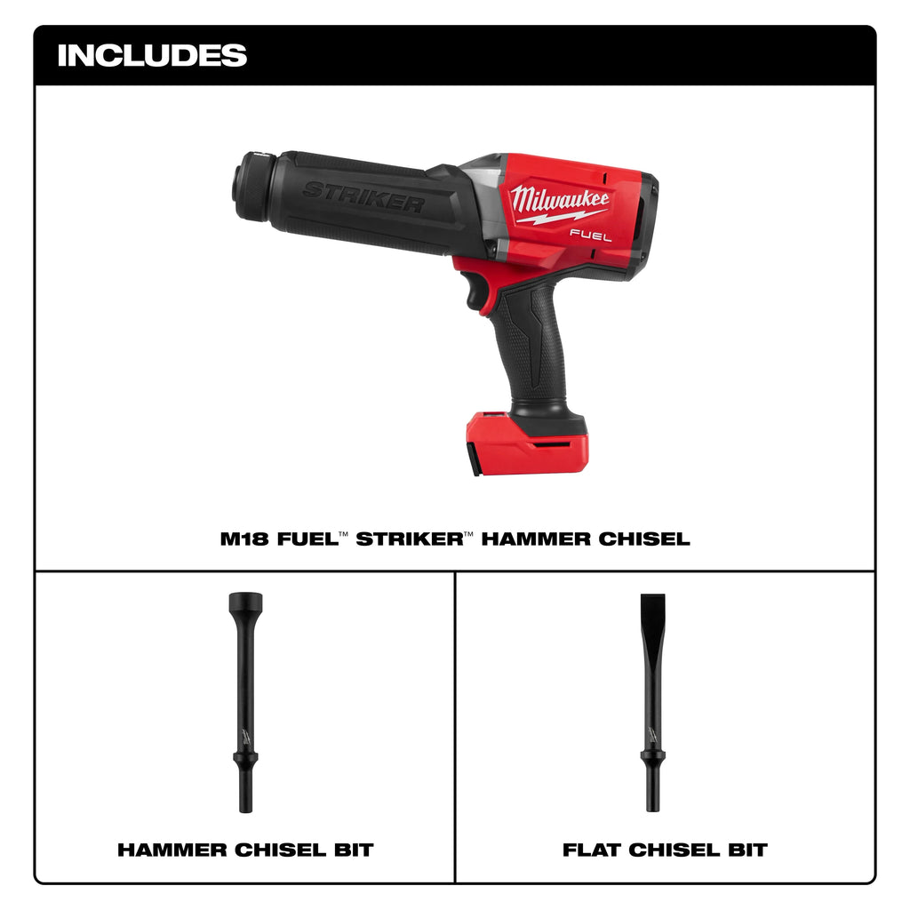Milwaukee 3771-20 M18 FUEL™ STRIKER™ Hammer Chisel
