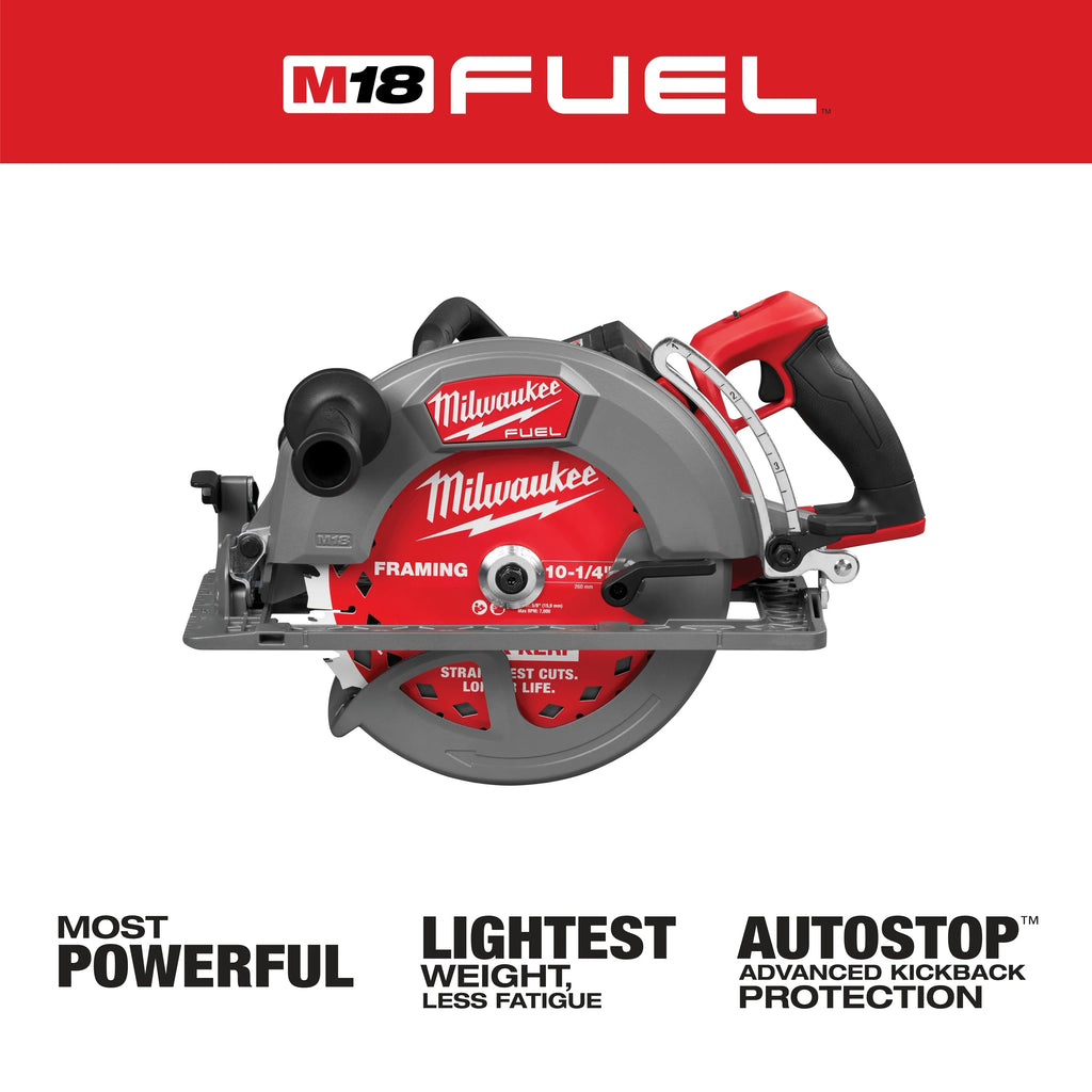 Milwaukee 3026-21HD M18 FUEL™ 10-1/4" Rear Handle Circular Saw Kit