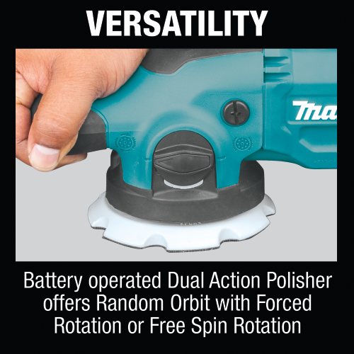 Makita XOP02Z 18V LXT 5"/6" Dual Action Random Orbit Polisher