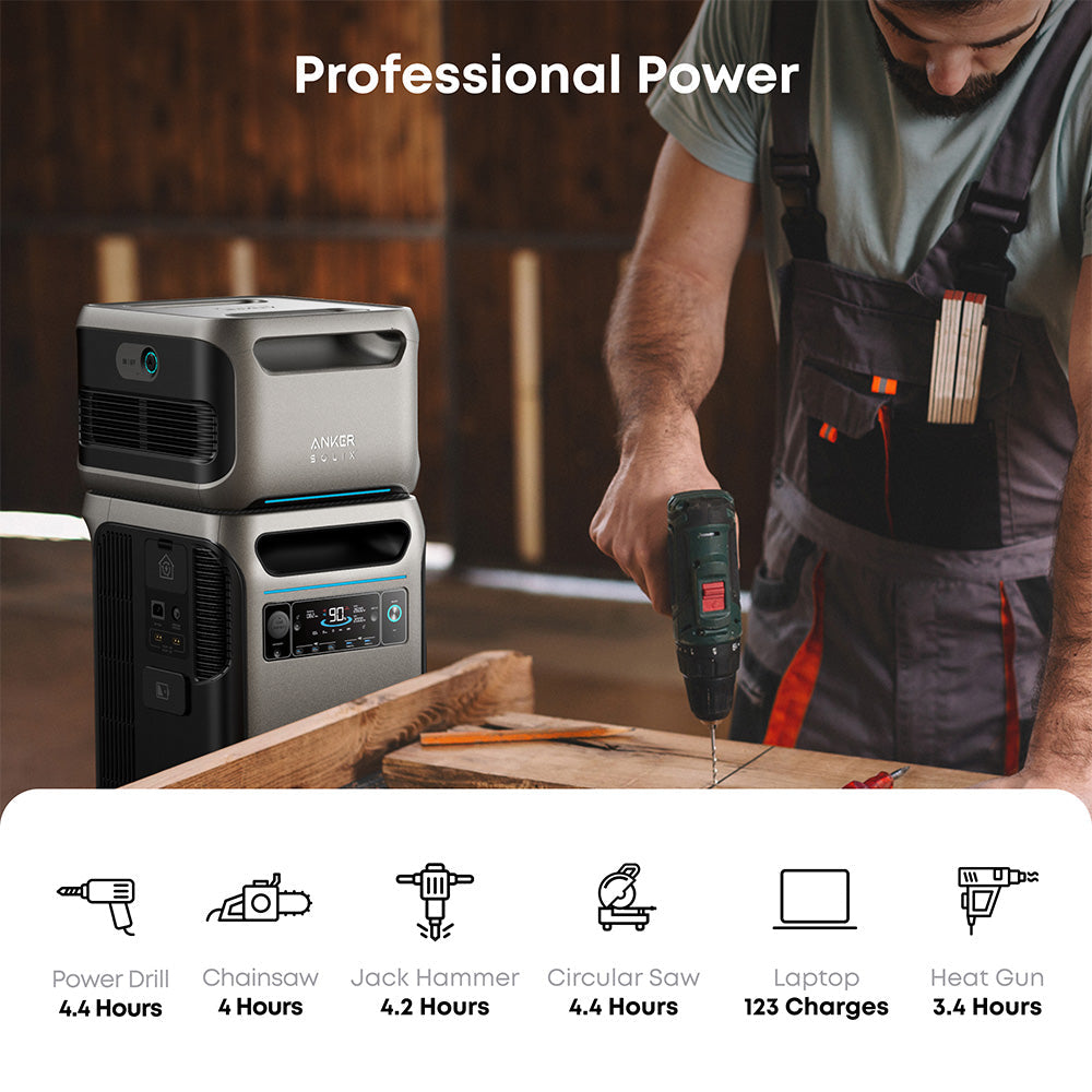 Anker BP3800 Expansion Battery 3840Wh for F3800 