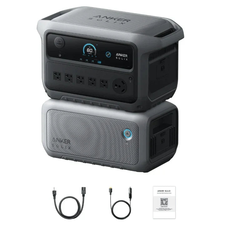 Anker B17831A1 C2000 Gen 2 Portable Power Station 2048Wh w/ Expansion Battery