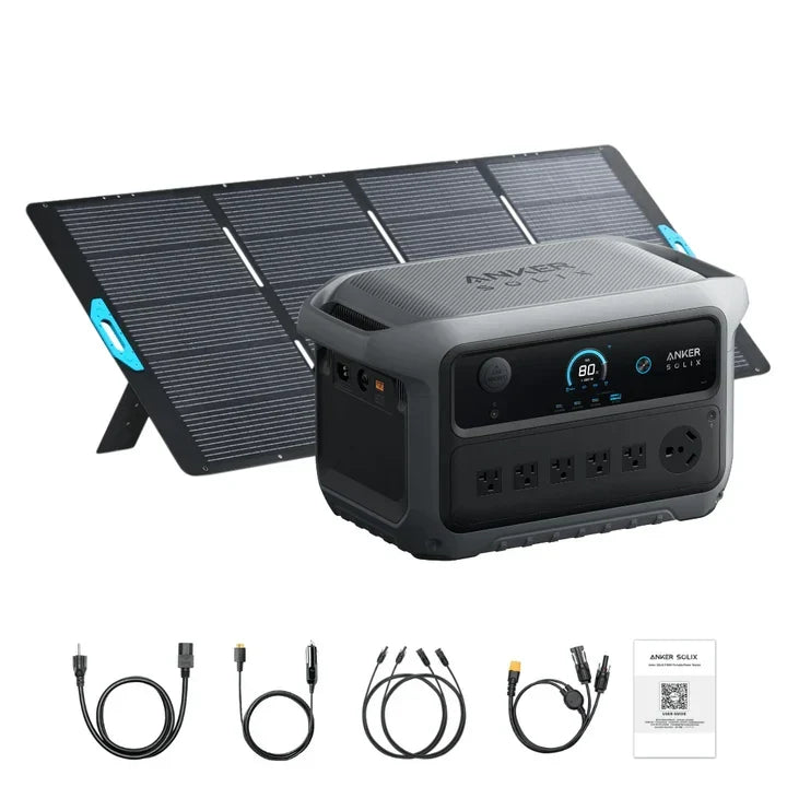Anker B17831A2 C2000 Gen 2 Portable Power Station 2048Wh w/ 400W Solar Panel