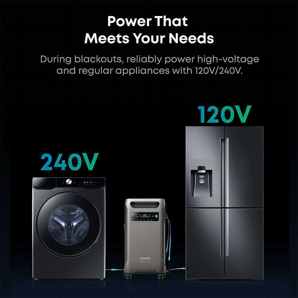 Anker F3800 6000W / 7,680Wh Power Station with 1 Expansion Battery
