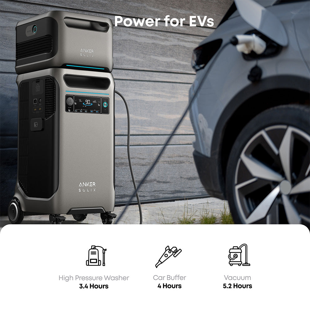 Anker F3800 6000W / 7,680Wh Power Station with 1 Expansion Battery