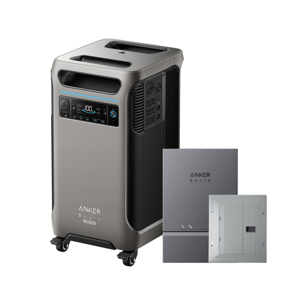 Anker 3840Wh F3800 Plus w/ Home Panel, Sub Panel, Cable