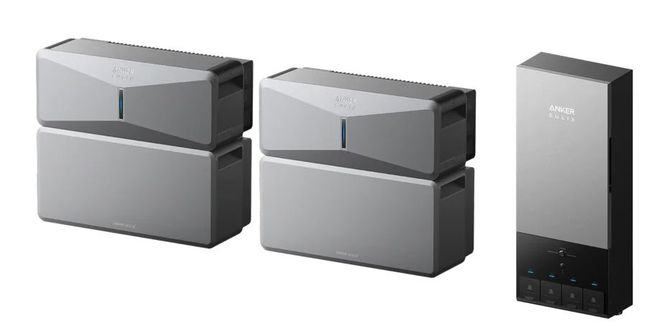 Anker B17E1142 2-Set E10 Automatic Backup Kits | 12kWh LiFePO4 Battery | 10-30kW Turbo Output | Smart Grid & Storm-Guard