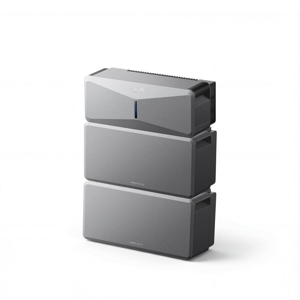 Anker B17E1144 E10 Whole Home Backup System | 12 kWh LiFePO4 Battery | 10-30kW Turbo Output | Smart Grid & Storm-Guard