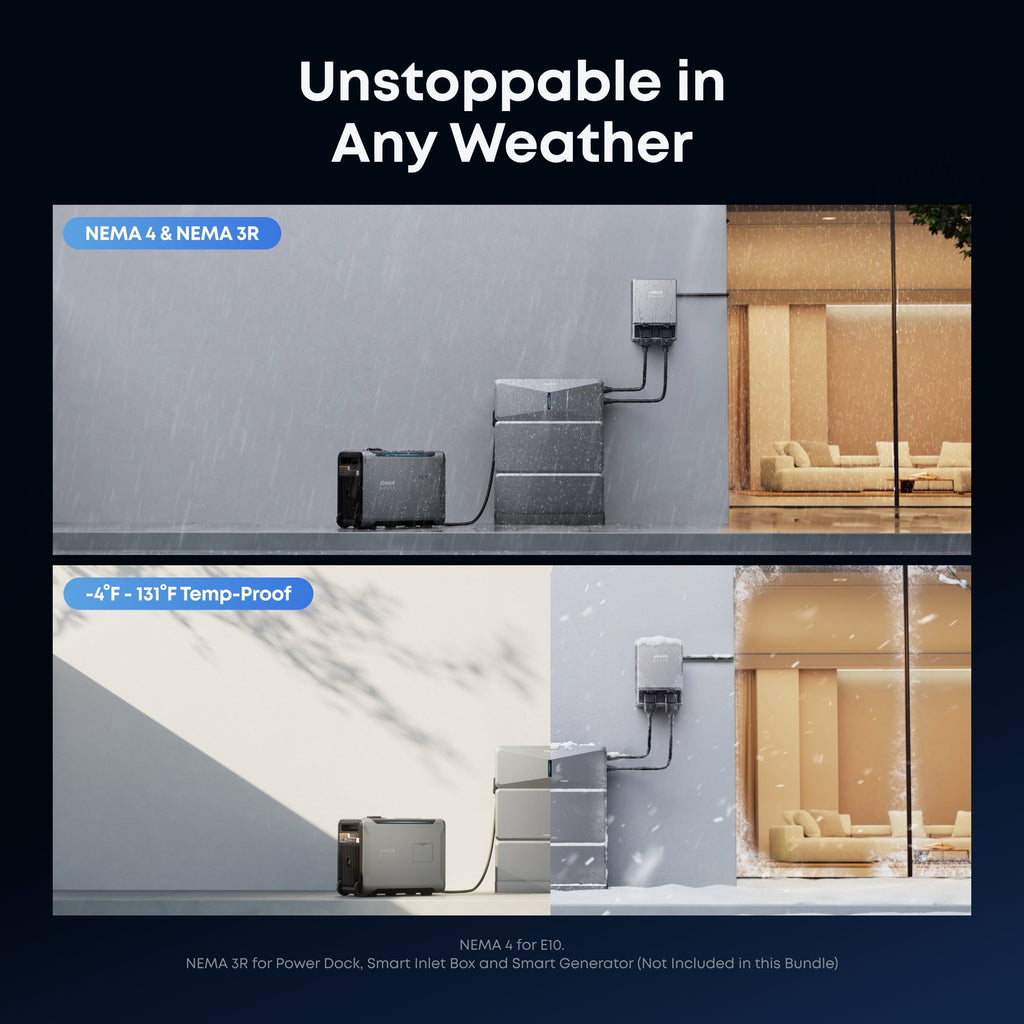 Anker G17E1142 E10 + Smart Inlet Box | Smart Grid & Storm-Guard