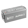 Rich Solar Alpha 2 12V 200Ah LiFePO4 Lithium Iron Phosphate Battery w/ Internal Heating and Bluetooth Function