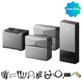 2 x Anker SOLIX E10 Power Module + Batteries + Power Dock + Smart Generator 5500 (Tri-Fuel)