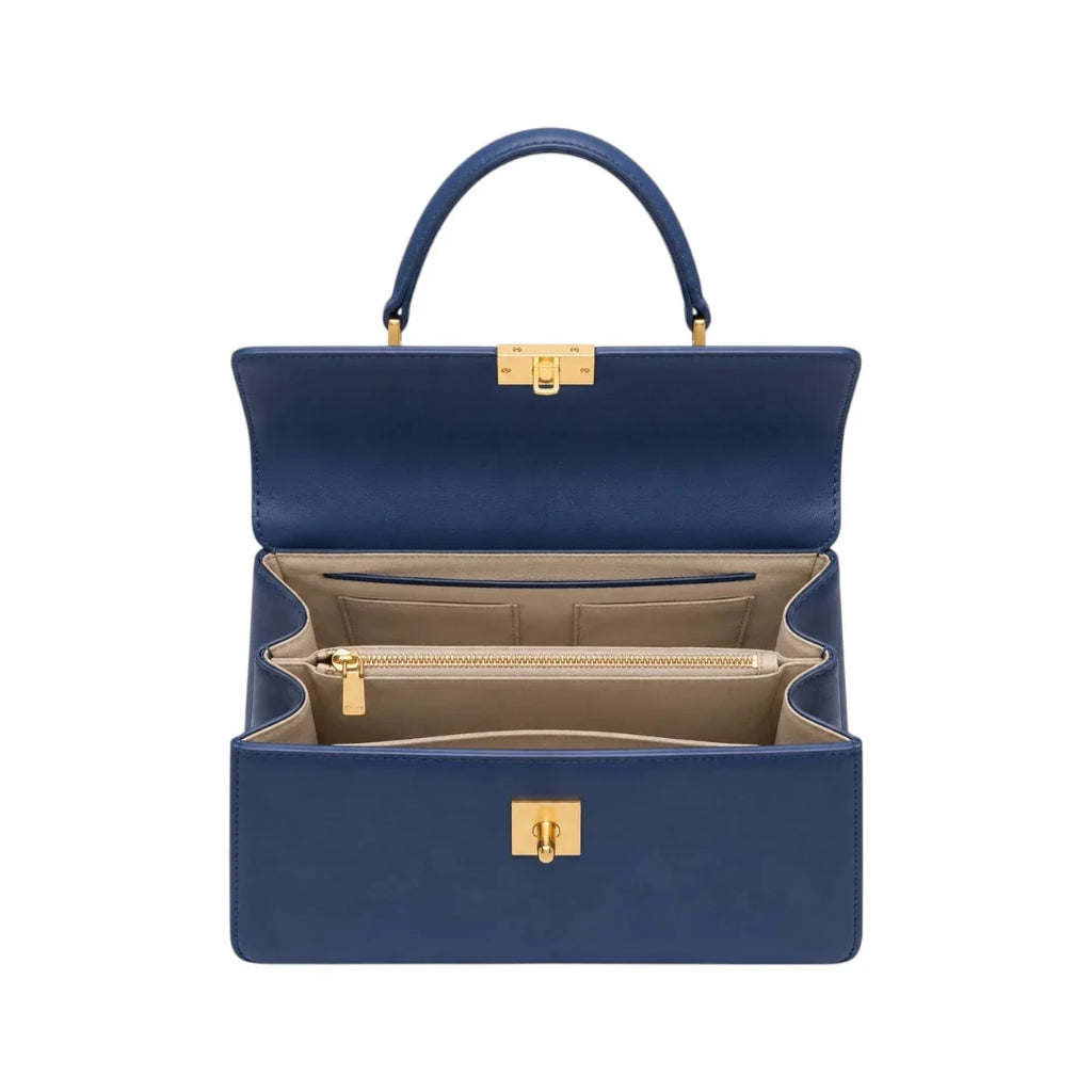 Bayline Women’s Blue Classic Flap Satchel Handbag