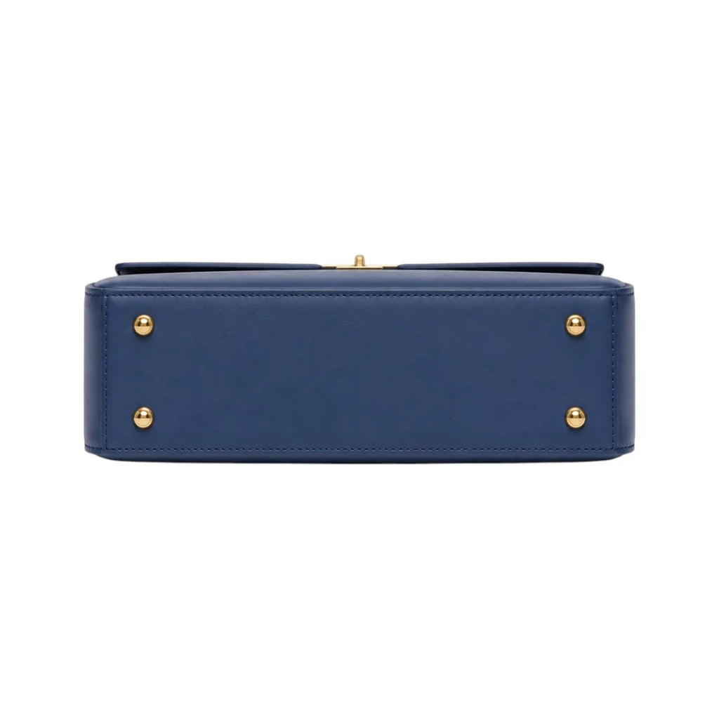 Bayline Women’s Blue Classic Flap Satchel Handbag