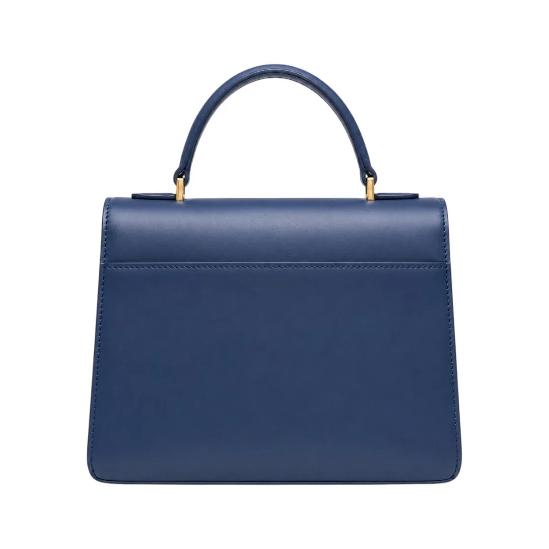Bayline Women’s Blue Classic Flap Satchel Handbag