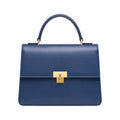 Bayline Women’s Blue Classic Flap Satchel Handbag