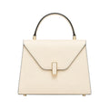 Bayline Women’s Ivory Envelope-Flap Structured Satchel Handbag