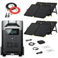 EcoFlow DELTA Pro 3600Wh 3600W Solar Generator + 200W Portable Monocrystalline Solar Panels Kit
