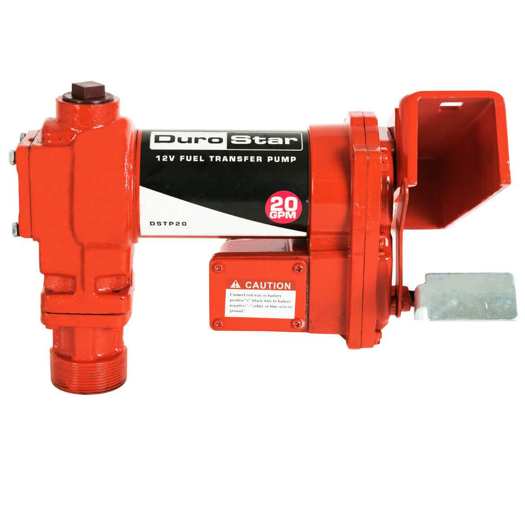DuroStar DSTP20 12-Volt 20-Gpm Ball Bearing Cast Iron Fuel Transfer Pump