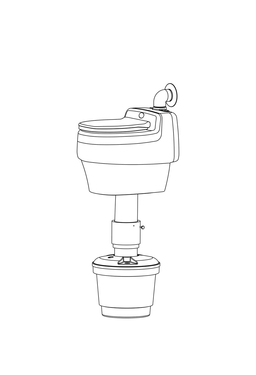Separett Villa Extend Composting Toilet