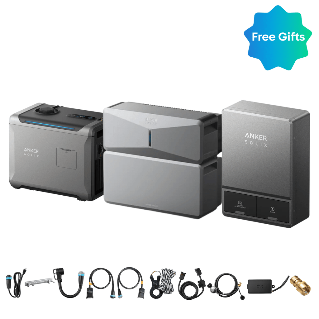 Anker SOLIX E10 Power Module + Batteries + Smart Inlet Box + Smart Generator 5500 (Tri-Fuel)