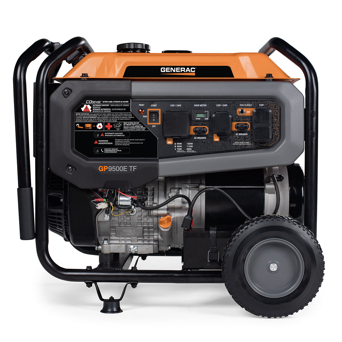 Generac 8061 GP Series 12,500W Tri-Fuel 50-State Portable Generator w/ COsense