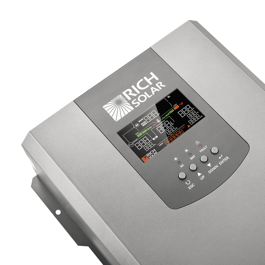 Rich Solar NOVA 2K12 2000W 12V Pure Sine Wave Inverter with Built-in Transfer Switch