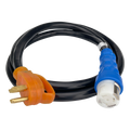 Reliance PC5020-14M 14-50P 20 Foot 6 Gauge Black Molded Power Cord