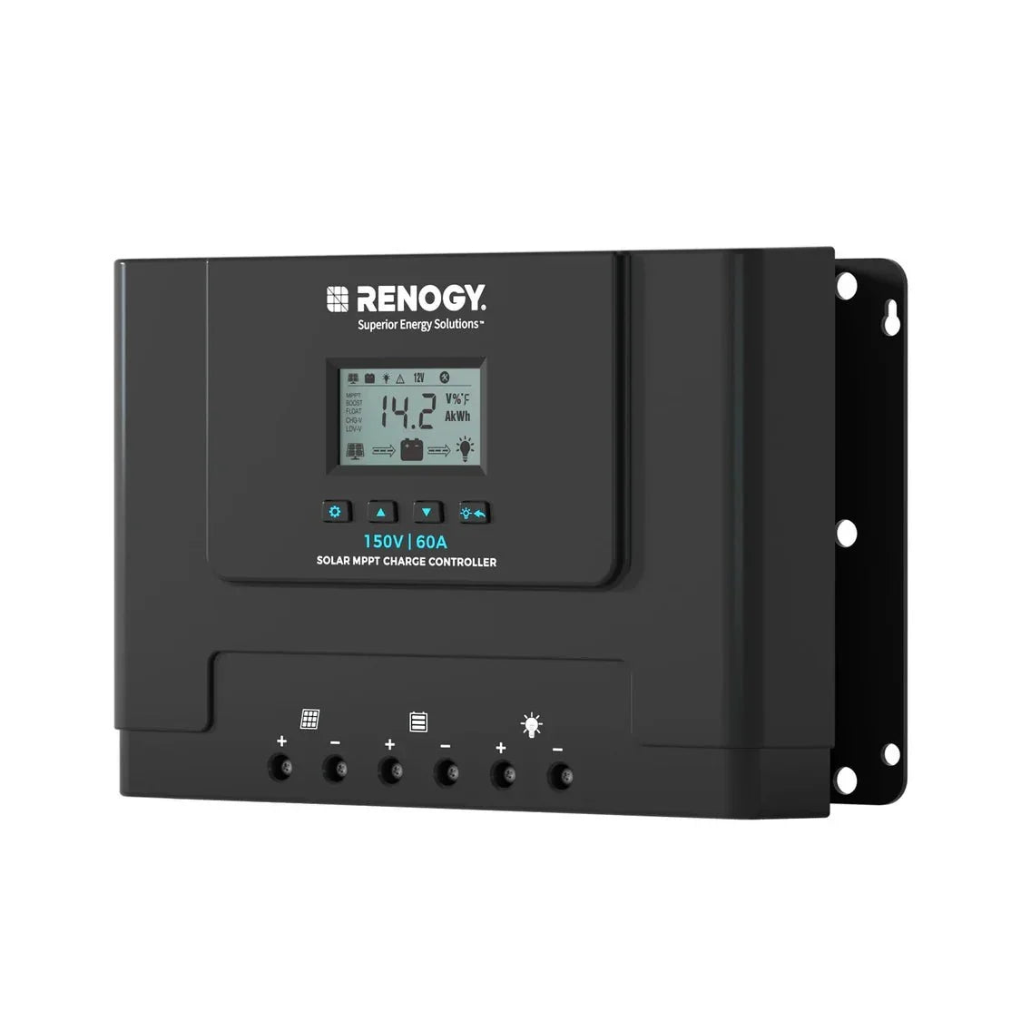 Renogy Rover Lite 12V/ 24V/ 36V/ 48V 60A MPPT Solar Charge Controller with Bluetooth Module