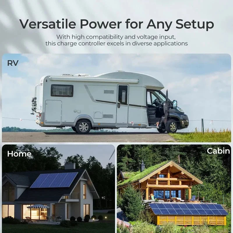 Renogy Rover Lite 12V/ 24V/ 36V/ 48V 60A MPPT Solar Charge Controller with Bluetooth Module