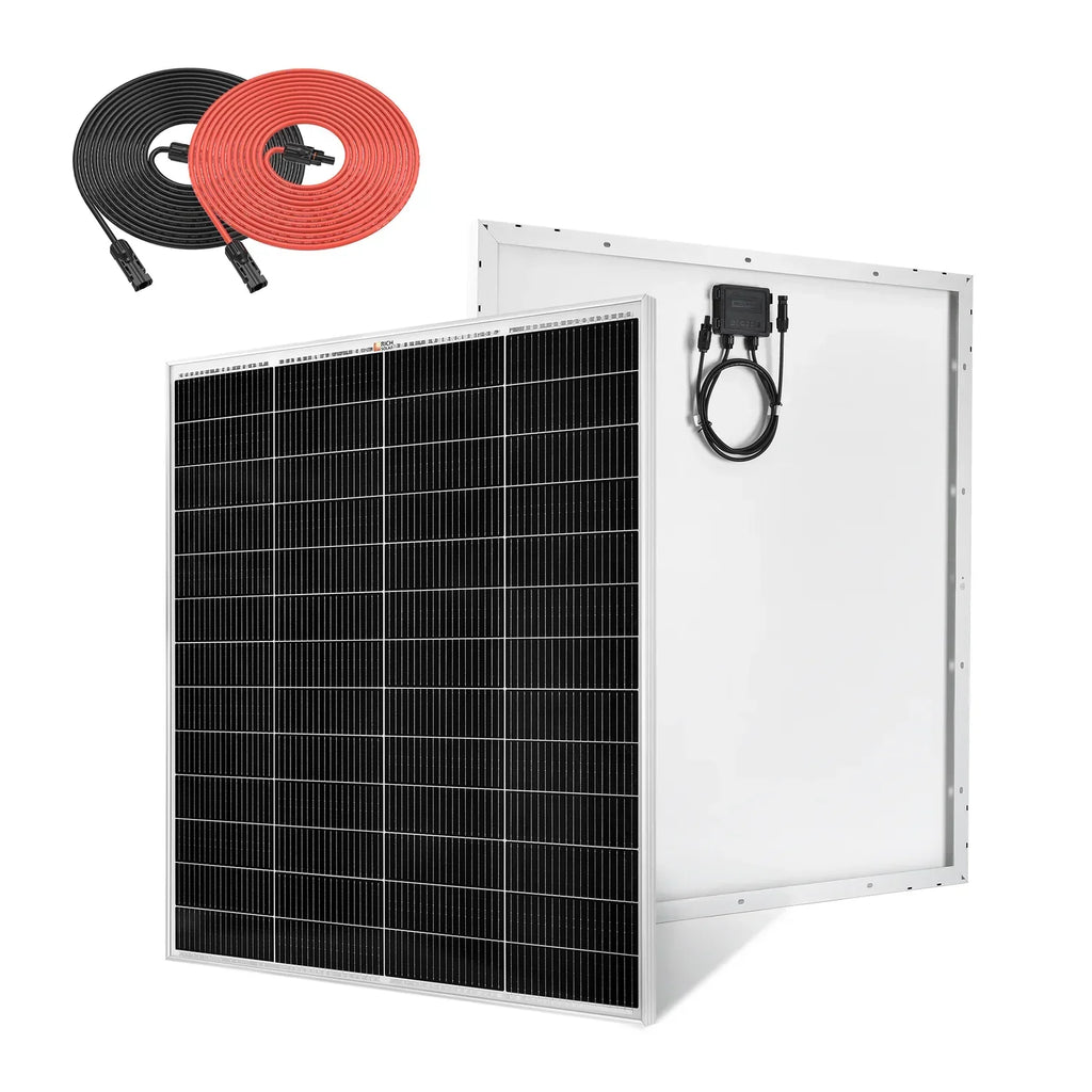 Rich Solar MEGA 175 PRO 175 Watt 24V Solar Panel with 20 FT MC4 Extension Cable Set
