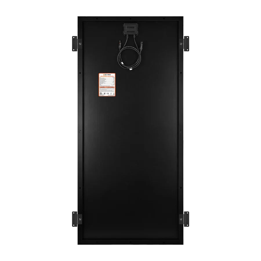 Rich Solar MEGA 200 ONYX 12V 200W Solar Panel With 3/4" Z Brackets