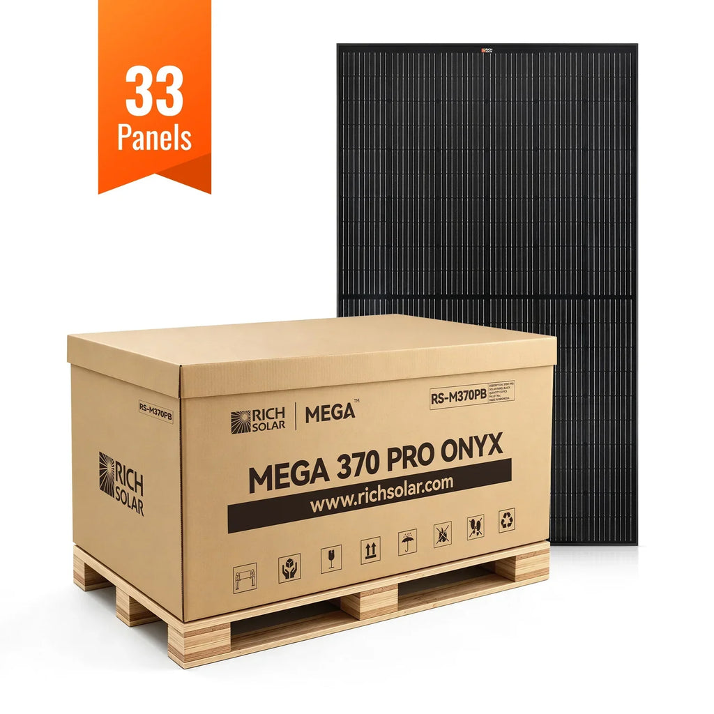 Rich Solar MEGA 370 PRO ONYX 370 Watt Solar Panels